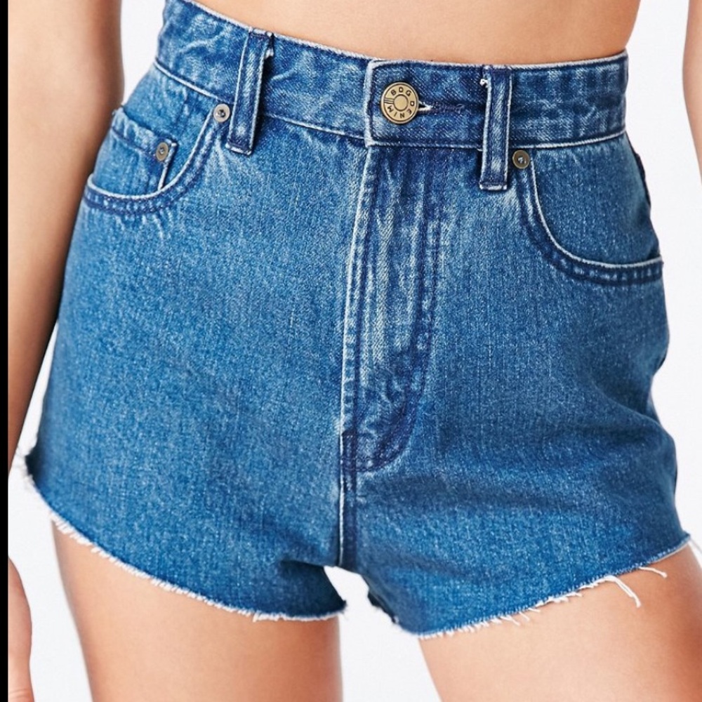 BDG High rise jean shorts.